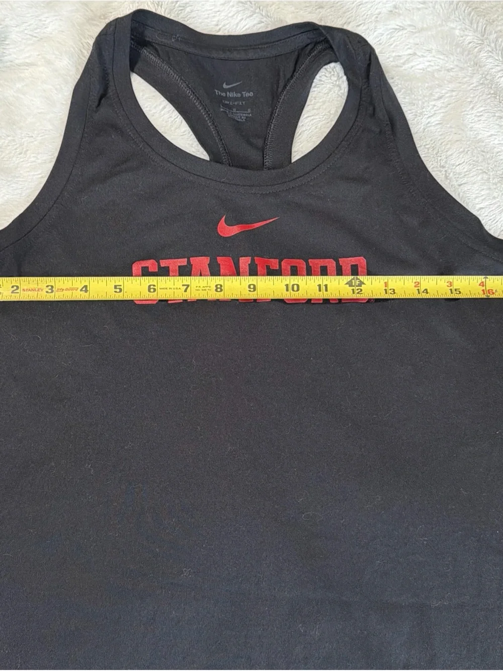 Nike Dri-Fit Stanford Black Tank top Racerback Women’s Large
